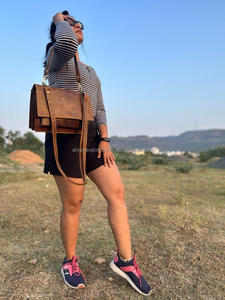 <b>Real</b> Handmade Full Grain Genuine Crunch <b>Leather</b> Handbag Stylish Women <b>Real</b> Vintage <b>Leather</b> Office Use Cross Body Shoulder <b>Bag</b> - Product Image 2