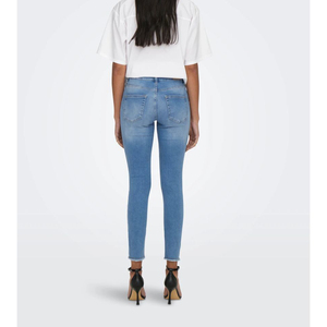 Mujeres 2024 Skinny Fit High-Rise Clean Look Jeans elásticos de mezclilla Diferente Moda Jeans de mujer Tarifa al por mayor OEM - Product Image 3