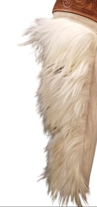 Confort optimal Kits équestres Woolies personnalisés Flore exclusive Conception usinée Chaps en cuir occidental Accessoires d'équitation - Product Image 2