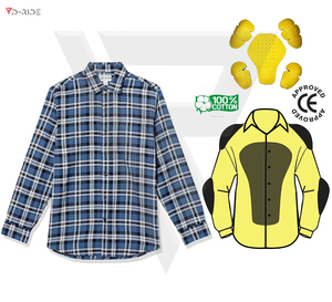 Chemise en flanelle respirante pour hommes, certifiée CE, chemise de sécurité professionnelle, résistante au feu, ignifuge, haut utilitaire - Product Image 4