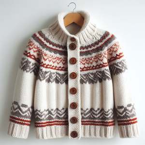 แจ็กเก็ตขนแกะเมอริโนสำหรับเด็ก, แจ็กเก็ตอเนกประสงค์ดูหรูหราและทนทานน้ำหนักเบาให้ความอบอุ่นสำหรับทุกฤดูหนาว - Product Image 2