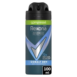 Desodorante REXONA Men Cobalt Dry - Spray Antitranspirante Comprimido - Fragancia Fresca y Duradera - Protección de 72h 6x100ml - Product Image 1