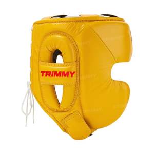 Conjuntos de boxeo de cuero genuino protector de cabeza de cara completa personalizado para lucha y entrenamiento - Product Image 2