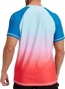 Fabricante de Ropa 80% Poliéster, 20% Elastano, Camisetas de Manga Corta con Cuello Redondo y Estampado Moderno para Hombre, Atuendo Playero - Product Image 2