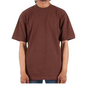 Venta al por mayor personalizado su logotipo de la marca 100% algodón camiseta en blanco hombres camiseta lisa Casual hombres camisetas - Product Image 1