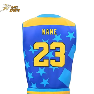 2025 été haut à la mode hommes Premium respirant Polyester basket-ball uniforme ensembles en gros grande taille Collection de vêtements de sport - Product Image 4