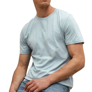 Camiseta de Spandex/algodón Premium personalizada, camisetas de moda en blanco, camiseta ajustada para hombre, la mejor marca de calidad - Product Image 5