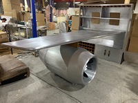 Tables de conception de moteur en aluminium pour bar Table de barre de style aéronautique personnalisée en usine