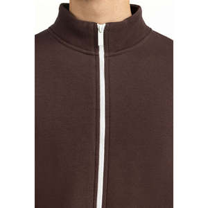เสื้อคอปกแบบสบายๆ ผ้าถัก ซิปหน้า รุ่น MN-KNZ-WS25-002 ทรงปกติสำหรับฤดูใบไม้ร่วง - Product Image 4