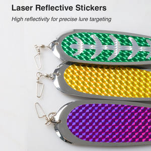 5.5 "เรืองแสง Trolling Dodger กะพริบตกปลา Dodger flashers Trolling flashers ล่อปลาแซลมอนสเก็ตบอร์ดเกียร์สลิงมีด - Product Image 2