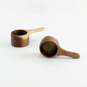 Wholesale High Quality Acacia Wooden <b>Measuring</b> Cup <b>Spoon</b> Set Coffee Scoop with Handle for Home and Use from Vietnam - Product Image 2