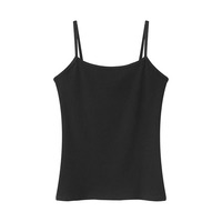 Débardeur Sportif Tricoté à Col Halter pour Femme, Sous-vêtement Doux et Respirant en Spandex/Polyester, Idéal Printemps-Été