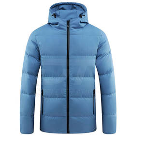 Nouveau modèle Veste bulle pour homme Veste bulle à manches longues en nylon/polyester pour homme Veste bulle pour l'hiver - Product Image 1