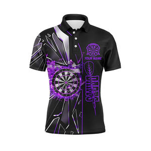 เสื้อโปโลผ้าโพลีเอสเตอร์ระบายอากาศได้ดีแห้งเร็วพิมพ์หมายเลขโลโก้สำหรับใส่ได้ทุกเพศ - Product Image 4