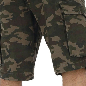 กางเกงขาสั้นคาร์โก้ผู้ชายกางเกงขาสั้นผ้ายืดเอวยางยืดหลายกระเป๋ามีซิปสำหรับออกกำลังกายในยิมไม่ยับไม่ยับสำหรับฤดูร้อน - Product Image 3