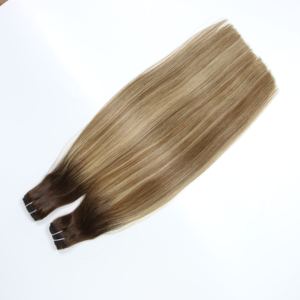 Venta al por mayor máquina de lujo trama cabello vietnamita cutícula alineada, Europeo cabello humano doble dibujado sedoso balayage color OEM ODM - Product Image 1