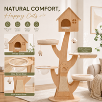 Meuble pour chat créatif en forme de maison, écologique et durable, arbre à chat, tour à chat, griffoir, étagères multi-niveaux, pour chatons, en carton