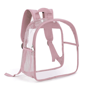 Sac à dos transparent léger avec logo personnalisé, tendance, imperméable, durable, bretelles réglables, fermeture éclair, sac d'école - Product Image 4