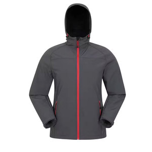Chaqueta Softshell Personalizada para Hombre, Superventas 2024, de Alta Calidad, para Exteriores, con Capucha, Color Único, Servicio OEM - Product Image 1