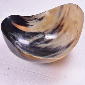 Cuenco de diseño tradicional hecho a mano de cuerno de búfalo natural para servir de comedor para afeitar cuerno barba Comprador comercial uso de alimentos - Product Image 5