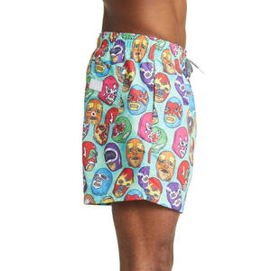High Street Style Summer Quick Dry Beach Swim Shots Sublimación Shorts Ropa de baño personalizada - Product Image 3