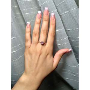 Navajo Handmade Sterling Silver & Mother of Pearl <b>Ring</b> - Product Image 4