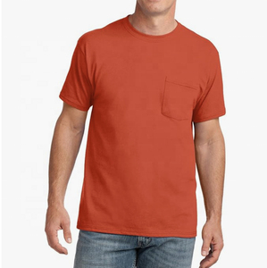 Camisetas Relax Fit con bolsillo de calidad superior para hombre, Camiseta 100% de algodón con bolsillo para hombre, camisetas de algodón con bolsillo Unisex - Product Image 2