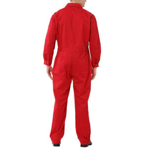 Combinaison de travail rouge pour homme, très vendue, uniforme de sécurité, vêtements de travail - Product Image 6