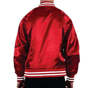 Veste en satin vintage à broderie personnalisée Veste pour homme de haute qualité Veste pour homme avec logo personnalisé Vente en gros - Product Image 6