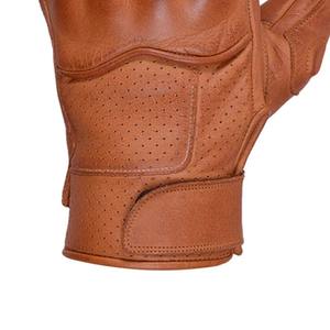 Gants de motocross thermiques d'hiver personnalisés, nouveaux, pour hommes, route, doigts entiers, en cuir de vache véritable, doublure en polaire, voyage en plein air - Product Image 4