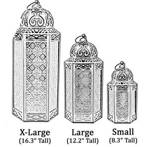Ensemble de lanternes métalliques sur pied, trois pièces, sur mesure, pour la décoration de la maison, des hôtels, des restaurants, des mariages, des bureaux, fabriqué en Inde. - Product Image 6