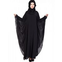 Abaya moderne islamique en mousseline de soie, Abaya de dubaï, Abaya musulman ouvert, Abaya vente en gros, nouvelle mode musulmane robe traditionnelle