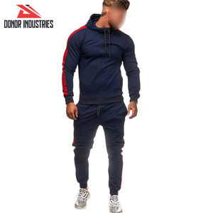 Survêtements pour hommes de haute qualité, nouvelle collection, confortables, respirants, légers, service OEM, différentes couleurs, motif uni, automne - Product Image 2