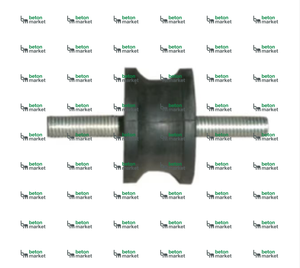 Amortisseur en caoutchouc pour pompe à béton à moteur diesel, haute efficacité, productivité de 20 m/h, transport vertical de 240 m, horizontal de 260 m - Product Image 1