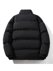Chaqueta bomber de cuero personalizada directa de fábrica para hombre, transpirable e impermeable, estilo Hip Hop para invierno, precio al por mayor - Product Image 4