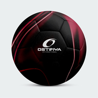 Balón de Fútbol de Cuero de Calidad Profesional, Talla 5, para Uso en Interiores/Exteriores, Diseño Ligero y Duradero, Colores y Logotipo Personalizables, Bajo Precio