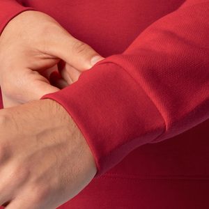 Sudadera de Forro Polar Extra Grande de Color Sólido al por Mayor, Unisex, Cuello Redondo, Logotipo Personalizado, 100% Algodón, Antiencogimiento, Otoño - Product Image 3