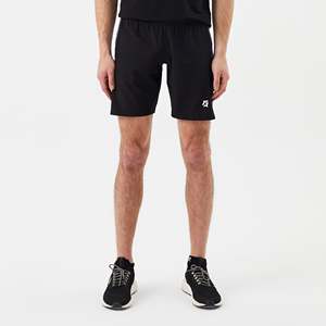 Pantalones Cortos Deportivos Bermuda Negros de Poliéster 100% con Cierre de Cremallera y Cintura Elástica, Estampado por Sublimación, Material Tejido - Product Image 3