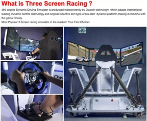 VR Comercial Simulador de Realidad Virtual 3 Pantallas Car Racing Arcade 9D - Product Image 3