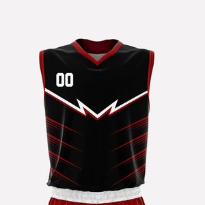 Venta al por mayor por encargo de buena calidad sublimación 7 en 7 uniforme para Unisex nuevo diseño de ropa de entrenamiento 7 en 7 Jersey Set - Product Image 4