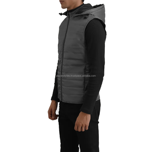 Chaleco de Invierno sin Mangas para Hombre, Reversible, Cortavientos, Transpirable, con Cierre de Cremallera, Venta al Por Mayor OEM - Product Image 3