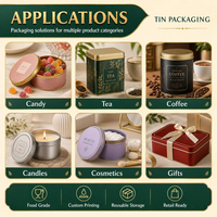 Boîte en étain coulissante sur mesure OEM ODM, finition métallique cuivre-orange, avec couvercle coulissant lisse, pour bonbons, baumes, parfums et cadeaux.