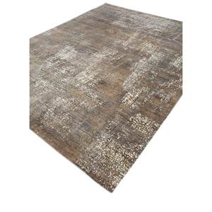 Uvenuti Large Area Hand Knotted Wool <b>Rug</b> AKWL-13025 <b>Grey</b> & Black Abstract Pattern for Home <b>Living</b> <b>Room</b> Decorations New Product - Product Image 2