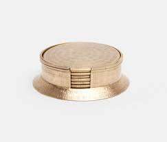 Custom <b>Shape</b> Brass Coasters Non-Slip Protection <b>Table</b> From Damage, Diatomaceous Coasters Absorbent Tableware Coasters Mats Pads - Product Image 6