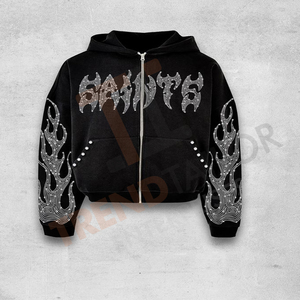 Sudadera con Capucha para Hombre de Talla Grande para Impresión Personalizada, Sudadera de Algodón Grueso de Lujo - Product Image 4