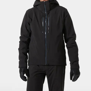 Chaqueta de Invierno para Hombre Otoño 2026, Chaqueta con Cierre de Cremallera, Color Sólido, para Senderismo, Trabajo, Cortavientos - Product Image 3