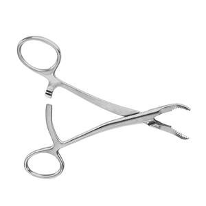 Pinzas de Reducción Ósea de 5 1/2 Pulgadas de Calidad Premium, Curvas, Escalonadas y Puntiagudas, Instrumento Quirúrgico Ortopédico de Acero Inoxidable Médico - Product Image 5