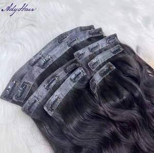 กิ๊บติดผม Ady Hair Bac Ninh ผมแท้เวียดนาม 100% แบบตรงธรรมชาติ  ต่อผมแบบเส้นใหญ่  แบบ Double Draw  ไร้รอยต่อ - Product Image 4