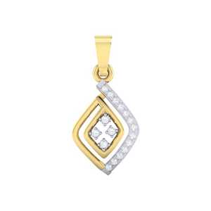 จี้ทองคำแท้ 14K/18K ประดับเพชรแท้ 17 เม็ด น้ำหนักรวม 0.07 กะรัต ดีไซน์หรูหรา - Product Image 2