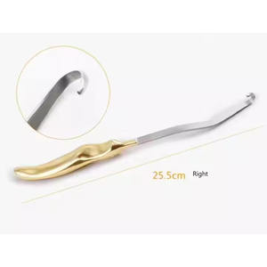 Juego de pelado de cartílago de costilla, juego de instrumentos de rinoplastia, instrumentos quirúrgicos de Cirugía nasal, extractor de pelador de pala izquierda y derecha - Product Image 2